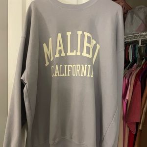 oversized malibu crewneck